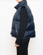 Load image into Gallery viewer, Vintage x Made in Korea x Navy Down Puffer Vest (S-L)