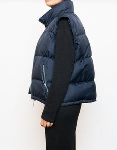 Vintage x Made in Korea x Navy Down Puffer Vest (S-L)