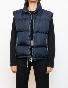 Vintage x Made in Korea x Navy Down Puffer Vest (S-L)