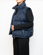 Load image into Gallery viewer, Vintage x Made in Korea x Navy Down Puffer Vest (S-L)