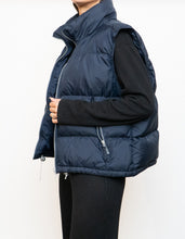 Load image into Gallery viewer, Vintage x Made in Korea x Navy Down Puffer Vest (S-L)