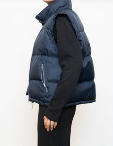 Vintage x Made in Korea x Navy Down Puffer Vest (S-L)