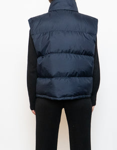 Vintage x Made in Korea x Navy Down Puffer Vest (S-L)