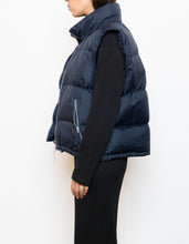 Load image into Gallery viewer, Vintage x Made in Korea x Navy Down Puffer Vest (S-L)