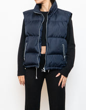 Load image into Gallery viewer, Vintage x Made in Korea x Navy Down Puffer Vest (S-L)