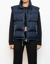 Load image into Gallery viewer, Vintage x Made in Korea x Navy Down Puffer Vest (S-L)