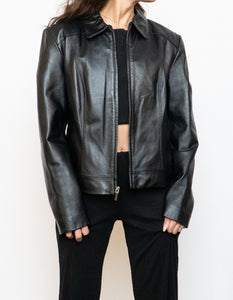 Vintage x Classic Black Leather Jacket (S-L)