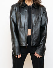 Load image into Gallery viewer, Vintage x Classic Black Leather Jacket (S-L)