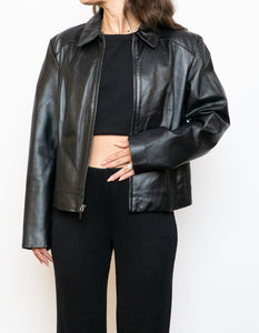 Vintage x Classic Black Leather Jacket (S-L)