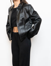 Load image into Gallery viewer, Vintage x Classic Black Leather Jacket (S-L)