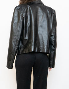 Vintage x Classic Black Leather Jacket (S-L)