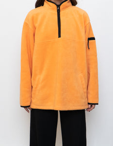 Vintage x Cozy Orange Pullover Fleece (XS-XL)