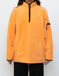 Vintage x Cozy Orange Pullover Fleece (XS-XL)