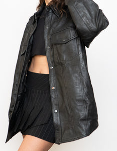Vintage x PENMANS Black Leather Jacket (S-L)