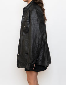 Vintage x PENMANS Black Leather Jacket (S-L)