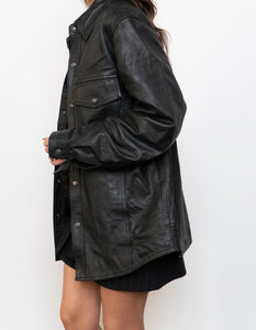 Vintage x PENMANS Black Leather Jacket (S-L)