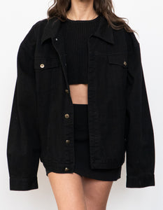 Vintage x CHEROKEE Black Denim Jacket (L, XL)