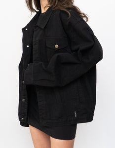 Vintage x CHEROKEE Black Denim Jacket (L, XL)