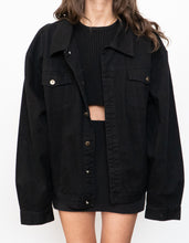 Load image into Gallery viewer, Vintage x CHEROKEE Black Denim Jacket (L, XL)