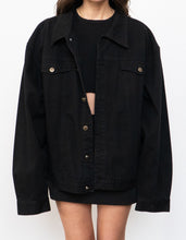 Load image into Gallery viewer, Vintage x CHEROKEE Black Denim Jacket (L, XL)
