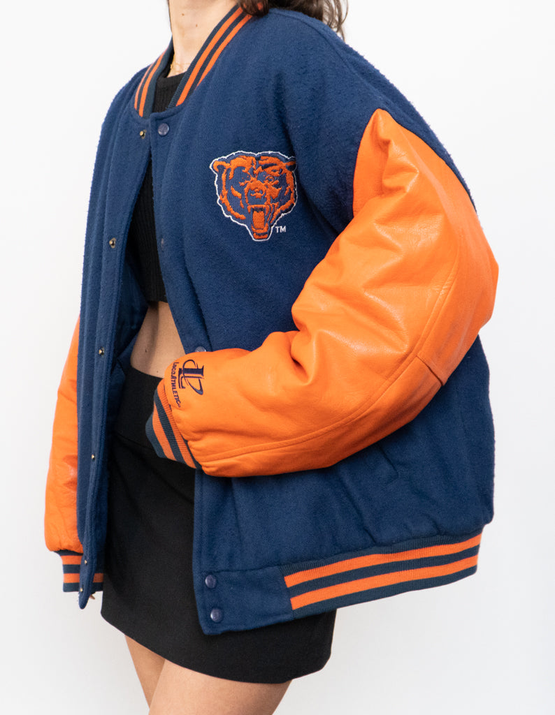 Vintage x Made in Korea x CHICAGO BEARS Felt Jacket (L)