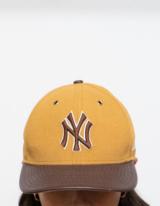 YANKEES x New Era Brown, Gold Snapback