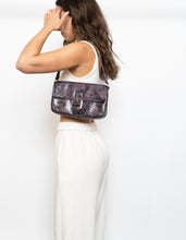 Load image into Gallery viewer, Vintage x Purple Purple Crock Faux Leather Purse