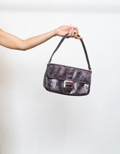 Load image into Gallery viewer, Vintage x Purple Purple Crock Faux Leather Purse