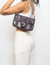 Load image into Gallery viewer, Vintage x Purple Purple Crock Faux Leather Purse
