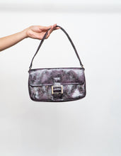 Load image into Gallery viewer, Vintage x Purple Purple Crock Faux Leather Purse