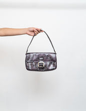Load image into Gallery viewer, Vintage x Purple Purple Crock Faux Leather Purse