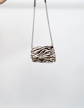 Load image into Gallery viewer, ZARA x Zebra Pony Hair Chain Purse