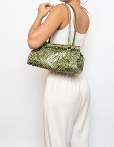 Vintage x Green Crock PVC Purse