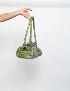 Vintage x Green Crock PVC Purse