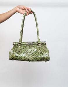 Vintage x Green Crock PVC Purse