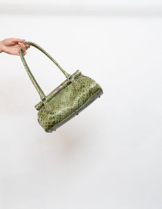 Vintage x Green Crock PVC Purse