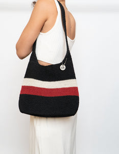 THE SAK x Crochet Striped Purse