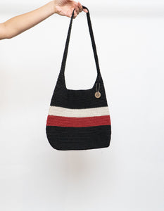 THE SAK x Crochet Striped Purse