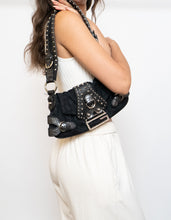 Load image into Gallery viewer, Vintage x GUESS Black Studded Handbag