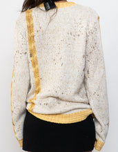 Load image into Gallery viewer, Vintage x Made in Turkey x SEARIANNO Gold Knit Patterned Sweater (S-L)