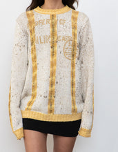 Load image into Gallery viewer, Vintage x Made in Turkey x SEARIANNO Gold Knit Patterned Sweater (S-L)