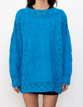 Load image into Gallery viewer, Vintage x Blue Cotton Knit Sweater (XS-XL)