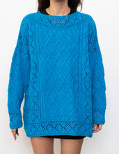 Load image into Gallery viewer, Vintage x Blue Cotton Knit Sweater (XS-XL)