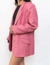 Load image into Gallery viewer, Vintage x Made in Canada x Pink Wool-blend Blazer (S, M)