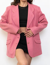 Load image into Gallery viewer, Vintage x Made in Canada x Pink Wool-blend Blazer (S, M)