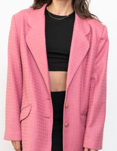 Load image into Gallery viewer, Vintage x Made in Canada x Pink Wool-blend Blazer (S, M)