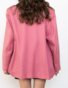 Vintage x Made in Canada x Pink Wool-blend Blazer (S, M)