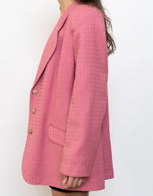 Load image into Gallery viewer, Vintage x Made in Canada x Pink Wool-blend Blazer (S, M)