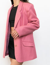 Load image into Gallery viewer, Vintage x Made in Canada x Pink Wool-blend Blazer (S, M)