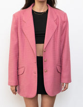 Load image into Gallery viewer, Vintage x Made in Canada x Pink Wool-blend Blazer (S, M)
